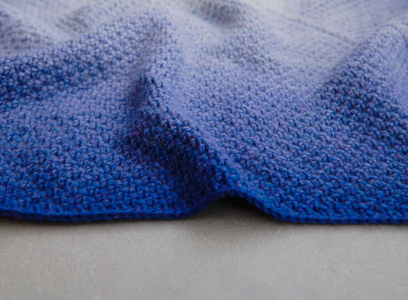 Nine-Note Double Seed Stitch Blanket | Purl Soho