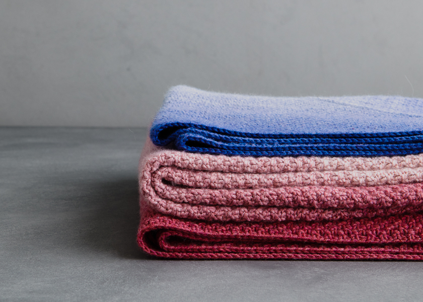 Nine-Note Double Seed Stitch Blanket | Purl Soho