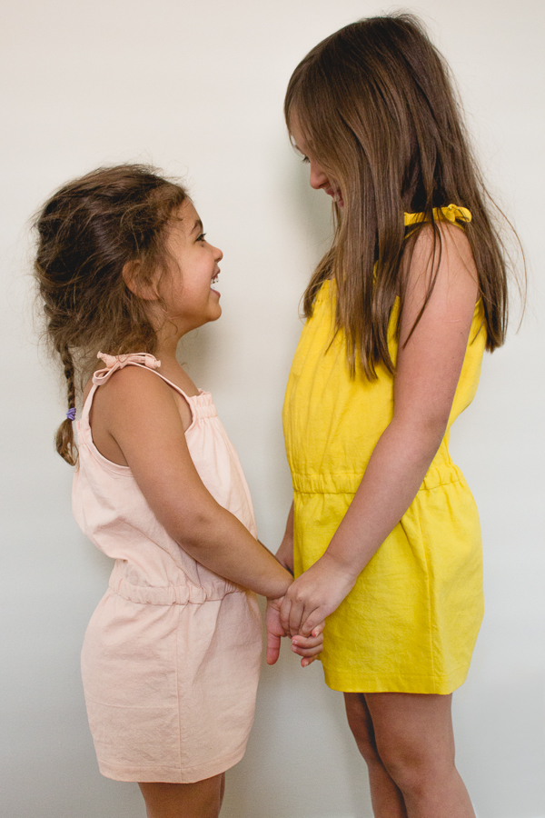 Summer Romper For Kids In Spectrum Cotton | Purl Soho