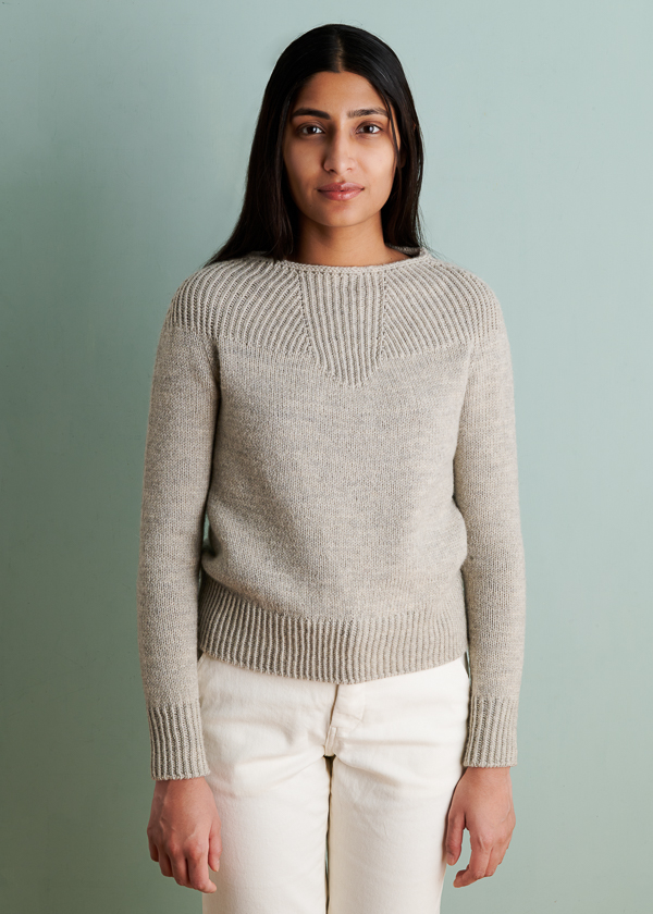 Faceted Yoke Pullover In Knitting Yarn | Purl Soho