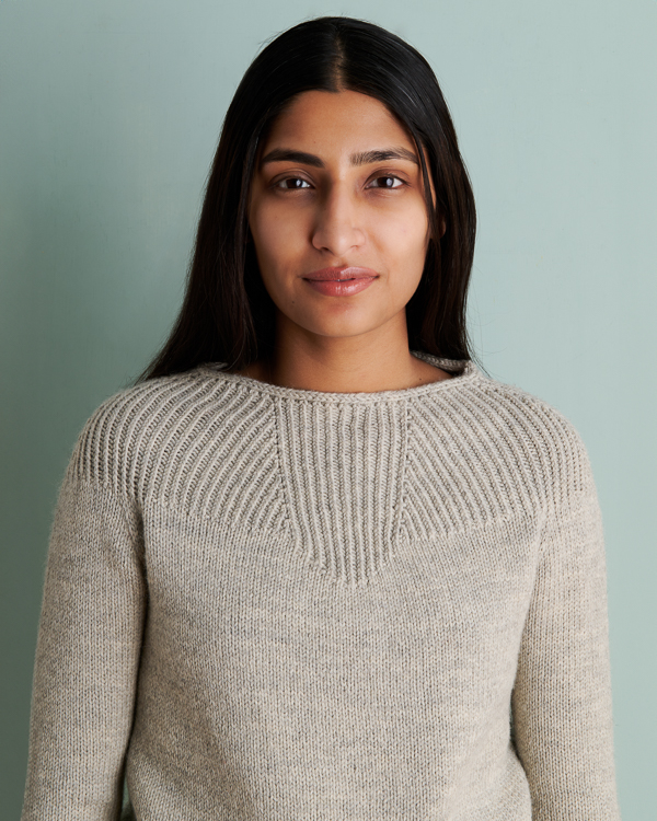 Faceted Yoke Pullover In Knitting Yarn | Purl Soho