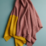 Herringbone Twill Blanket free Herringbone Twill Blanket knitting pattern in Purl Soho's Cotton Purl yarn