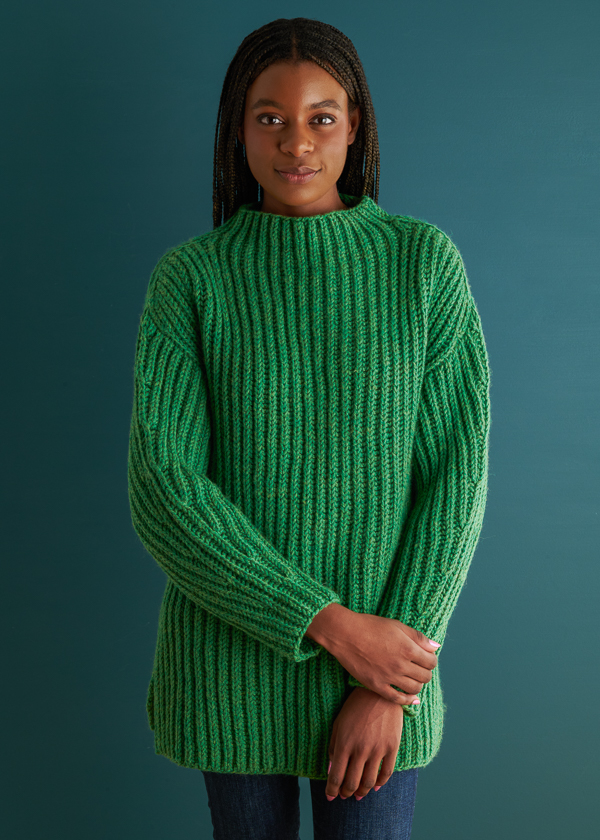Big Brioche Turtleneck in Till | Purl Soho