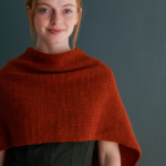 Poetic Poncho free Poetic Poncho knitting pattern in Purl Soho's Vinter Wool yarn